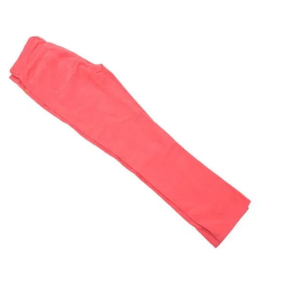 J Crew Shrimp Coral Pink Corduroy Pencil Skinny Matchstick Pants Cords 26 S 4 P - Picture 4 of 6